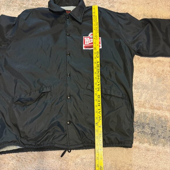 Vintage WENDY’S Dunbrook Pla-Jac Black Jacket Size L - Picture 10 of 12